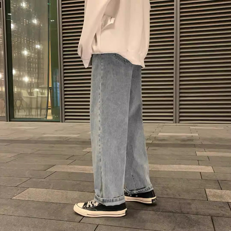 Trendy Couple Straight Loose Pants Trendy - Lootquake