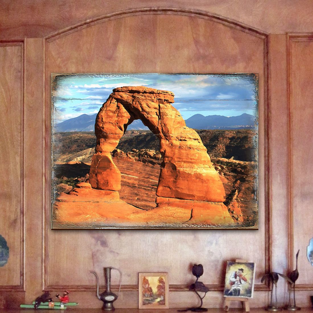 Arte mural de madera del Gran Cañón de Nature Wonders - Decoración de vida silvestre - 95280B