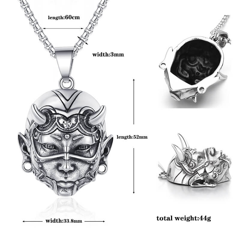 Collar de acero inoxidable Prajna de chica exótica