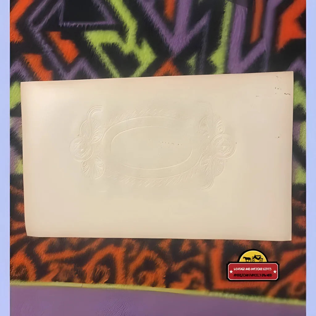 Exquisite Antique Vintage Vieux Courcelles Embossed Cigar Label