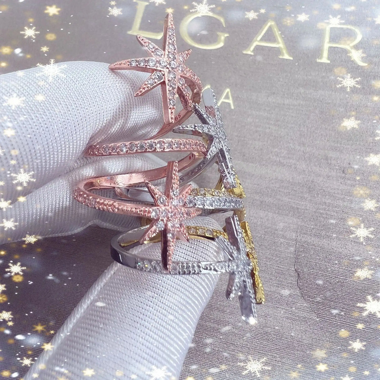 Geometric Asterism Ring Fashion - Lootquake