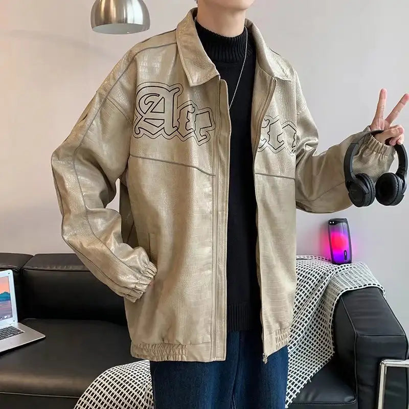 High Street Locomotive PU Snake Skin Pattern Overalls - Lootquake