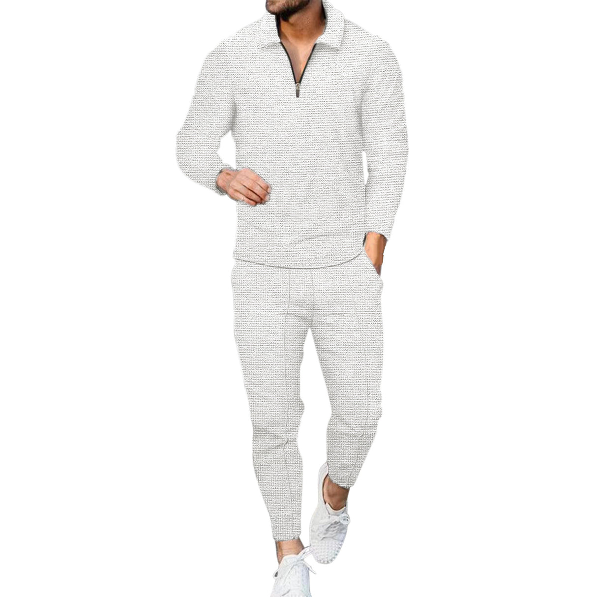 Summer Long-sleeve Pants Two-piece Sports And Leisure Men's Suit - Lootquake