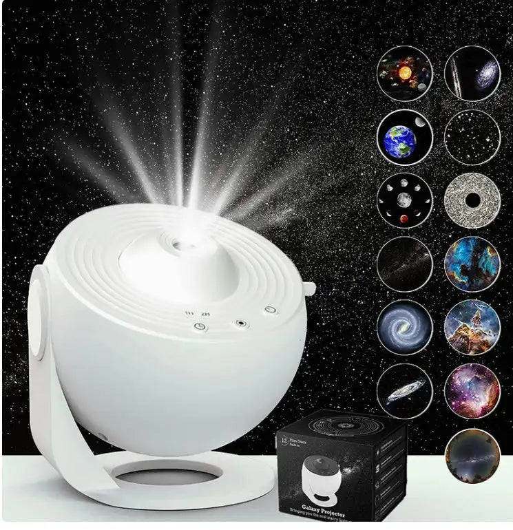 Night Light Galaxy Projector Starry Sky Projector 360 Rotate Planetarium Lamp For Kids Bedroom Valentines Day Gift Wedding Deco - Lootquake
