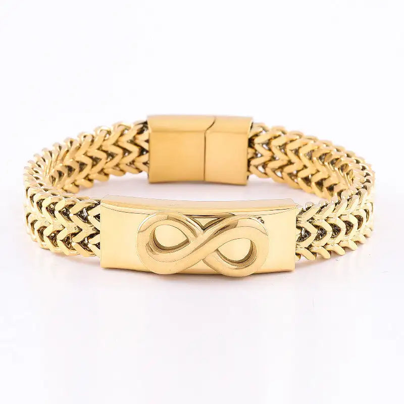 Retro Stainless Steel Three-dimensional Design Bracelet - Lootquake