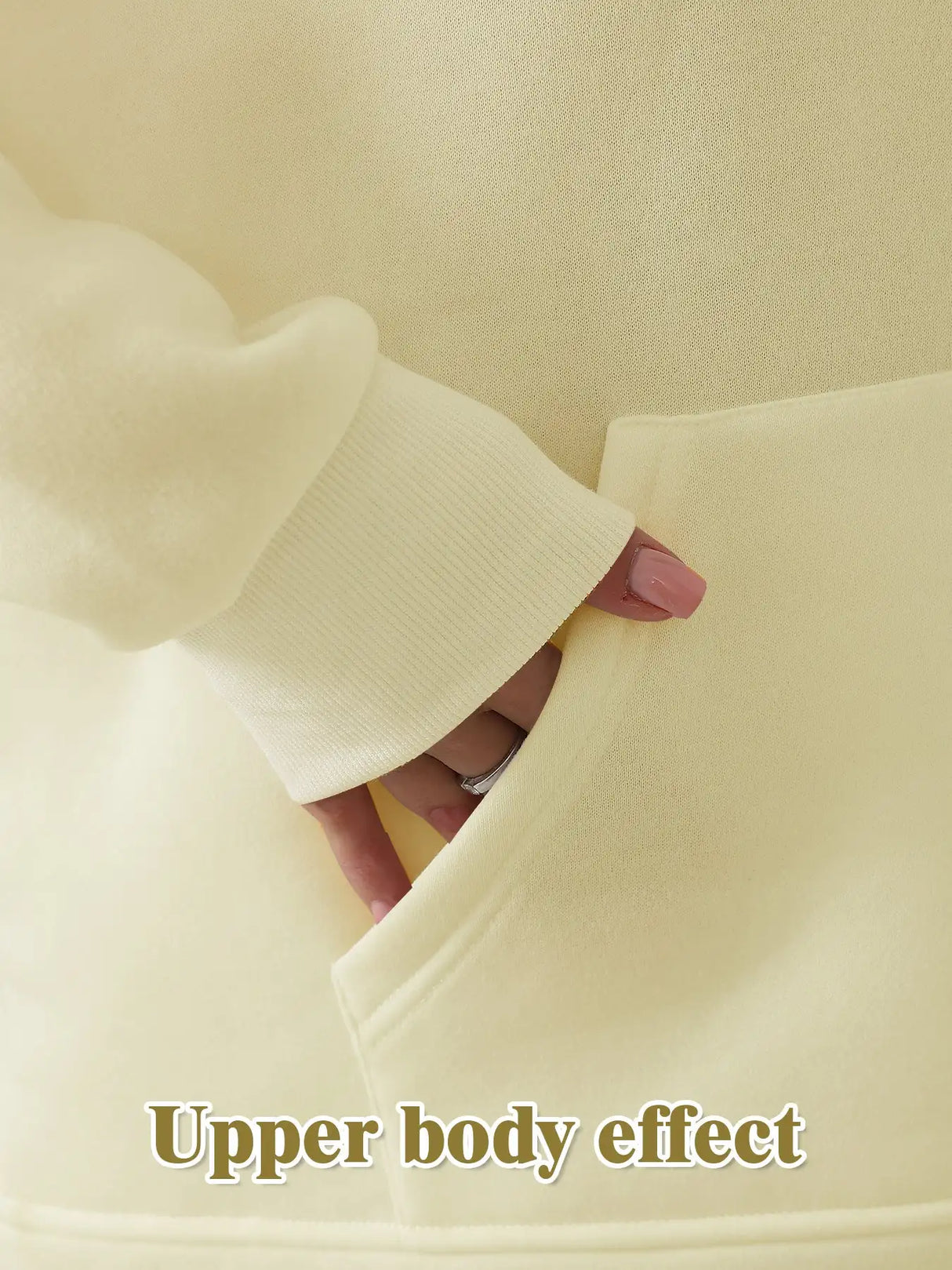 Women's Fashionable Casual Solid Color Long Sleeved Sweatshirt Set - Lootquake