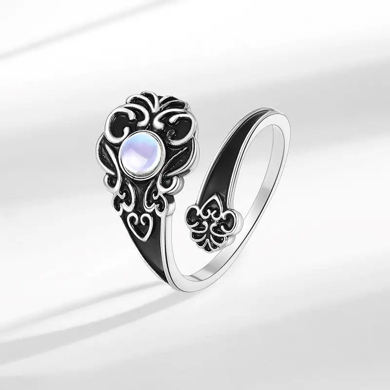 Retro Old Love Opal Ring For Women - Lootquake