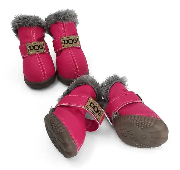 Dog Thick Snow Boots Keep Warm Teddy Autumn And Winter VIP Shoes - Lootquake