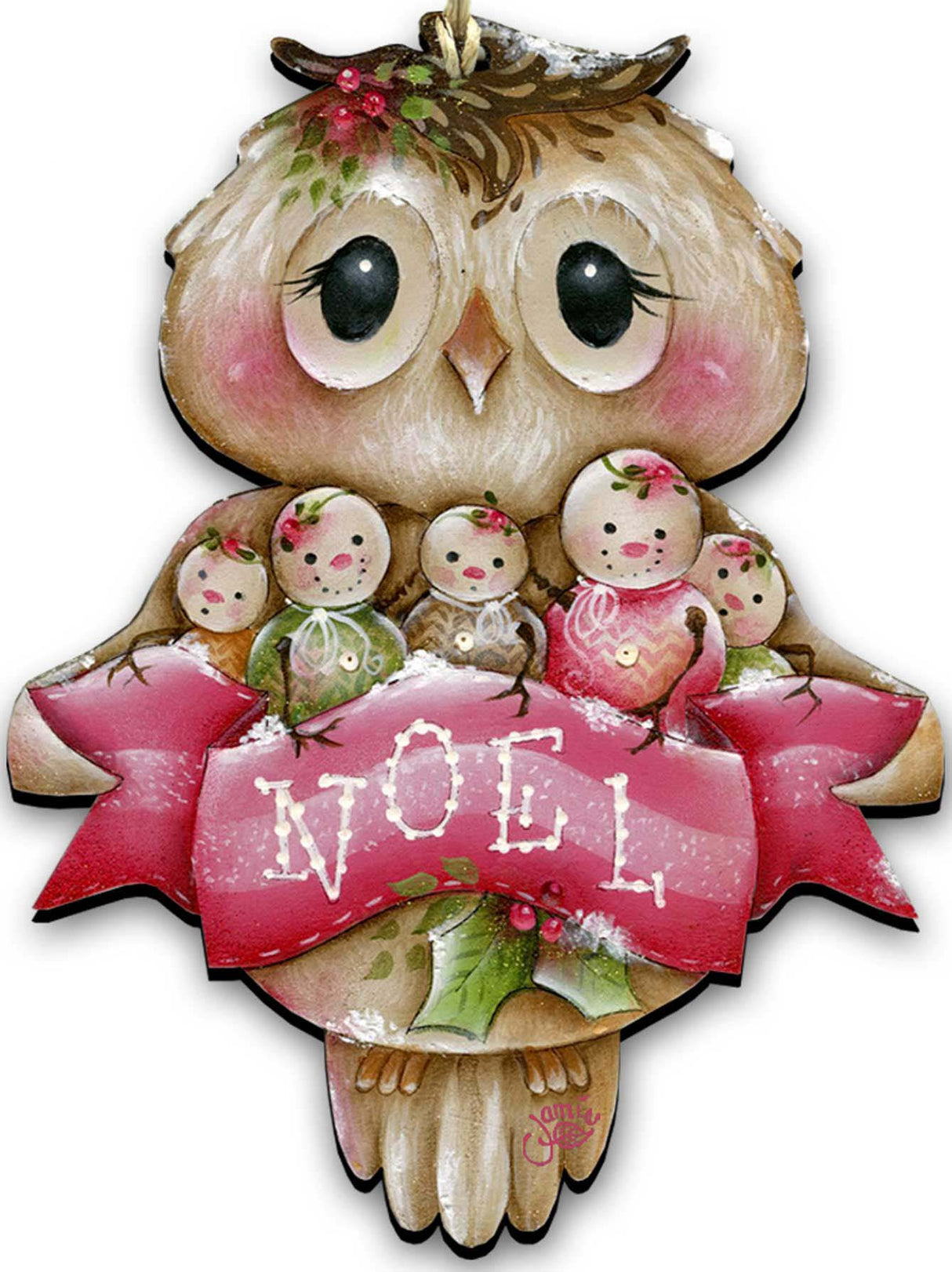 Owl You Need Is Love Door Decor by Jamie Mills-Price - Christmas Decor - 8457509H