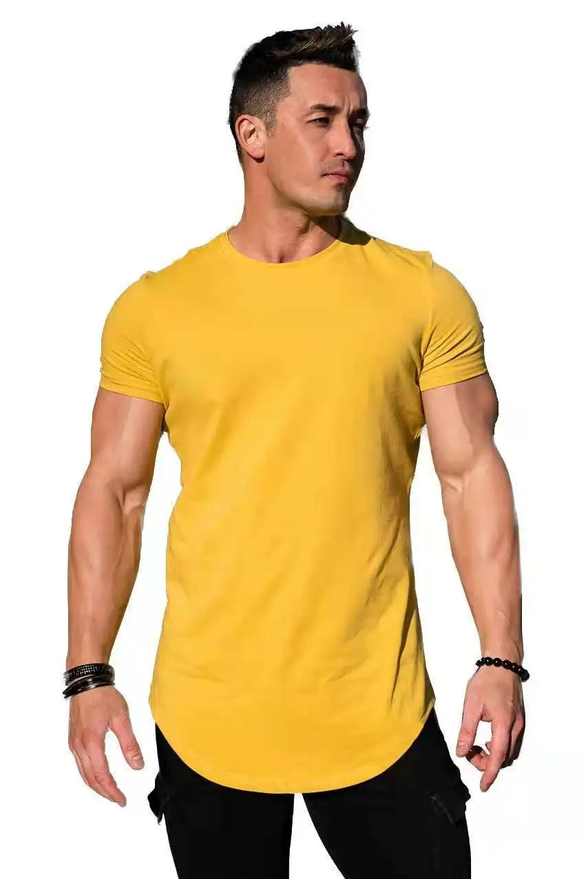 Men's Casual Short-sleeved Sports Fitness T-shirt - Lootquake