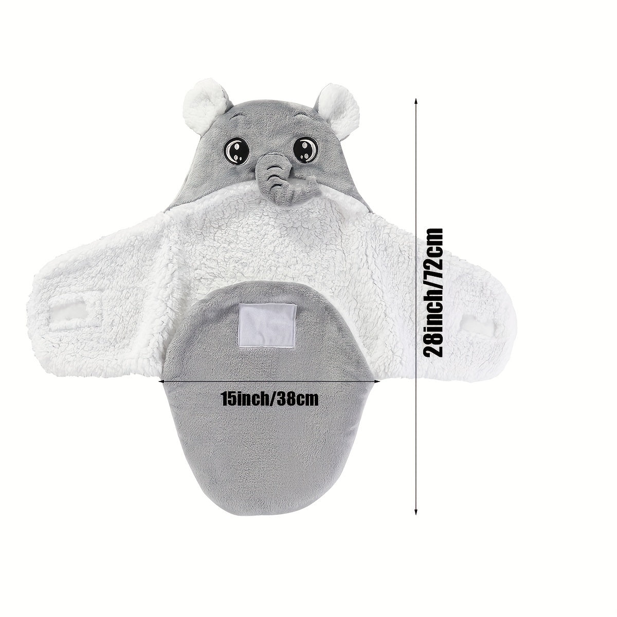 Cute Wrap, Flannel Thickened Soft Swaddling Blanket, Soft Sleeping Bag, Great Christmas Halloween Thanksgiving Day Gift, New Year's Gift, Valentine's Day Gift