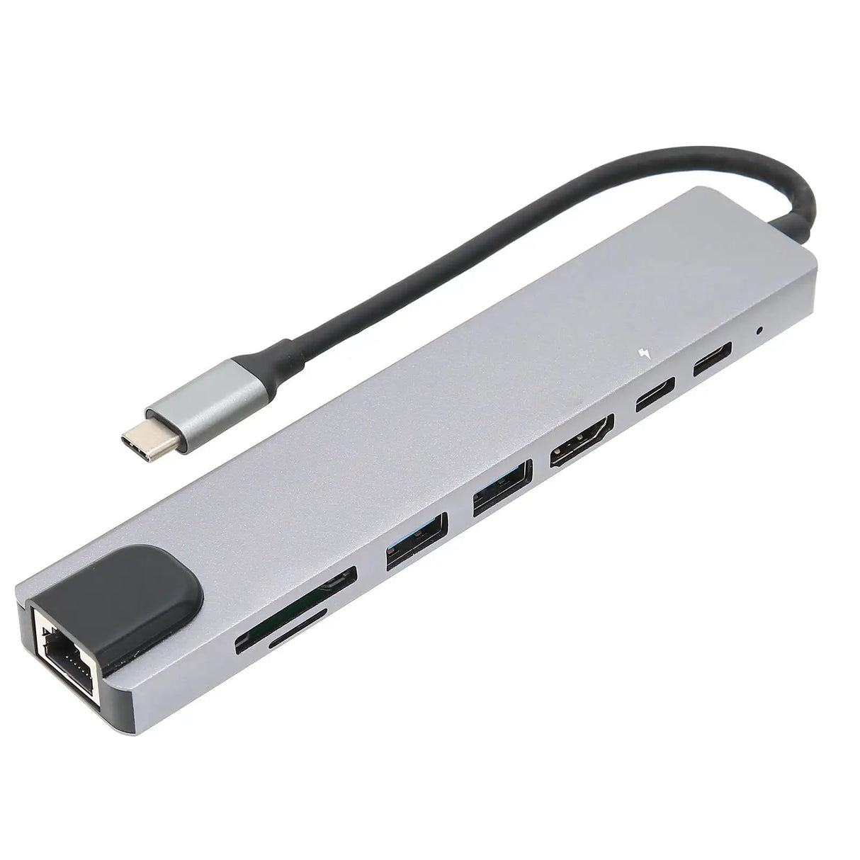 Docking Hub 8 in 1 Type‑C to High‑Definition Multimedia Interface USB PD Expansion Dock for Transfer Data - Lootquake