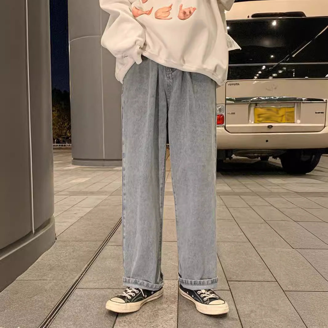 Trendy Couple Straight Loose Pants Trendy - Lootquake