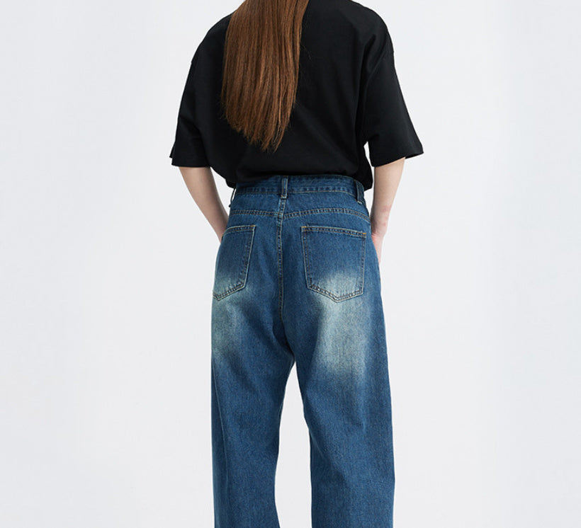 Fashion Loose Cool Vintage Jeans For Men - Lootquake