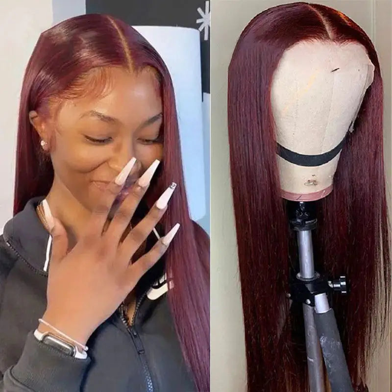 T-part Lace Frontal Wigs Real Hairstyle Headgear - Lootquake