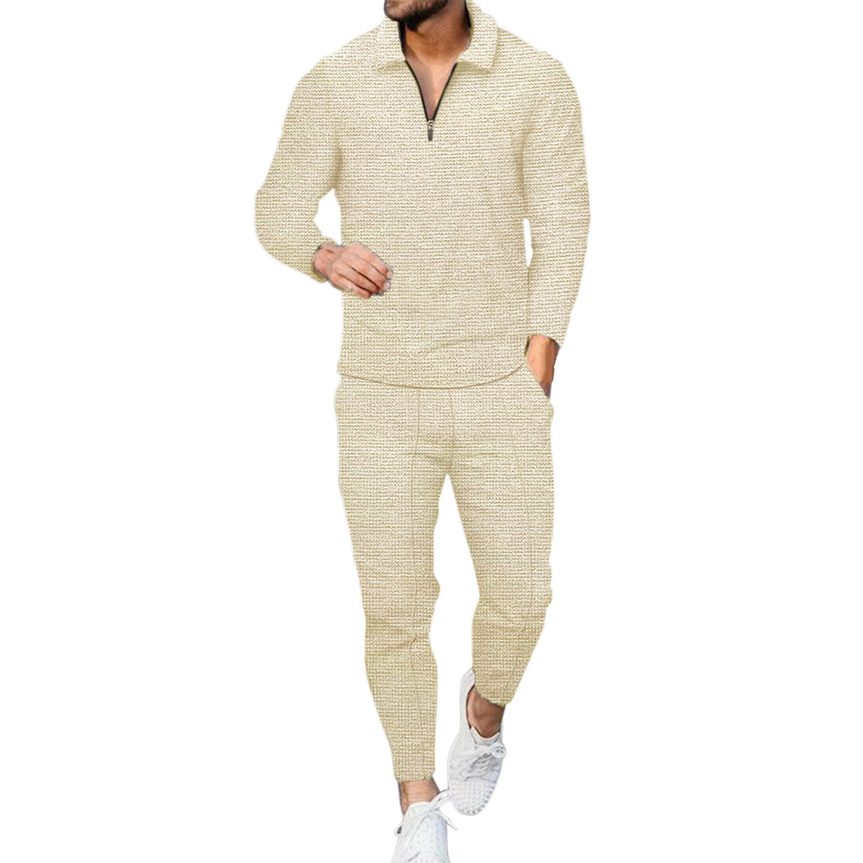 Summer Long-sleeve Pants Two-piece Sports And Leisure Men's Suit - Lootquake