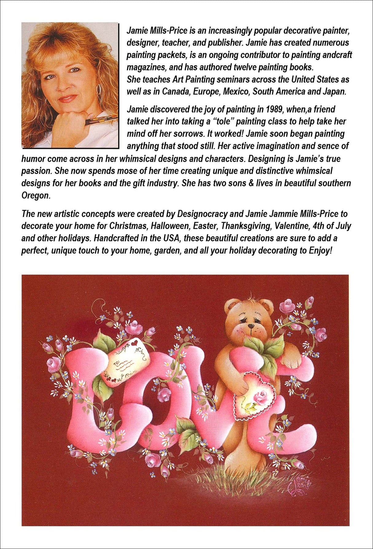 Bunny Hugs Wooden Ornaments Easter by Jamie Mills-Price - Easter Spring Decor - 8457602