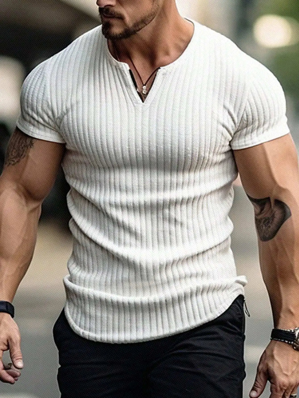Sports Slim-fitting Men's Short Sleeve - Lootquake