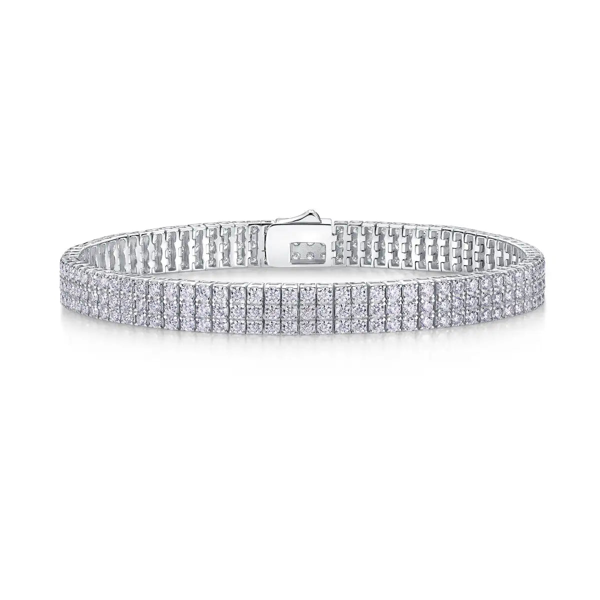 Chain Guanghua Luxury Fashion Mosan Diamond S925 Silver Bracelet Comparable To Natural Diamonds - Lootquake