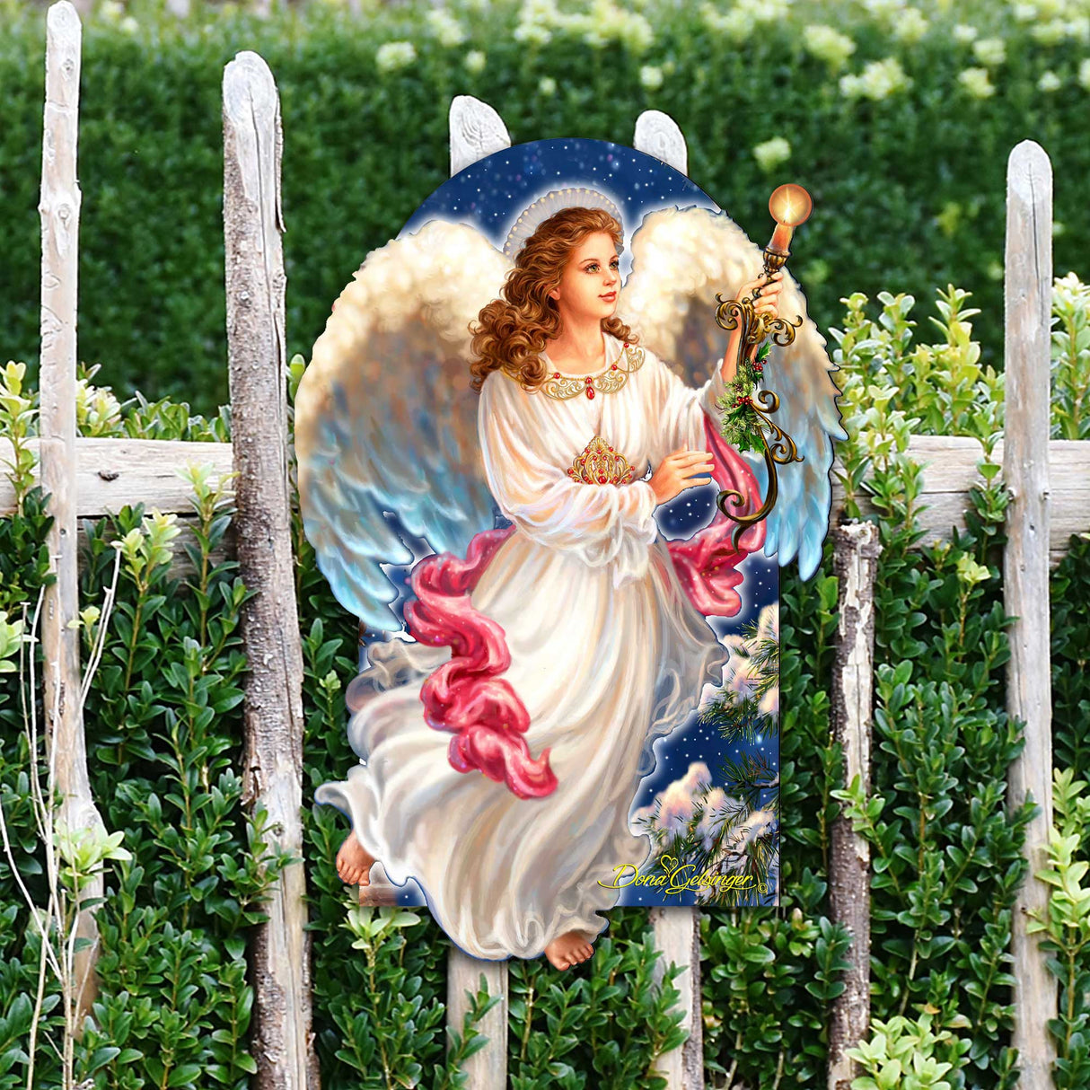 Decoración para puerta del Nacimiento con el Ángel de la Luz de D. Gelsinger - Decoración navideña - 8461036H-1322