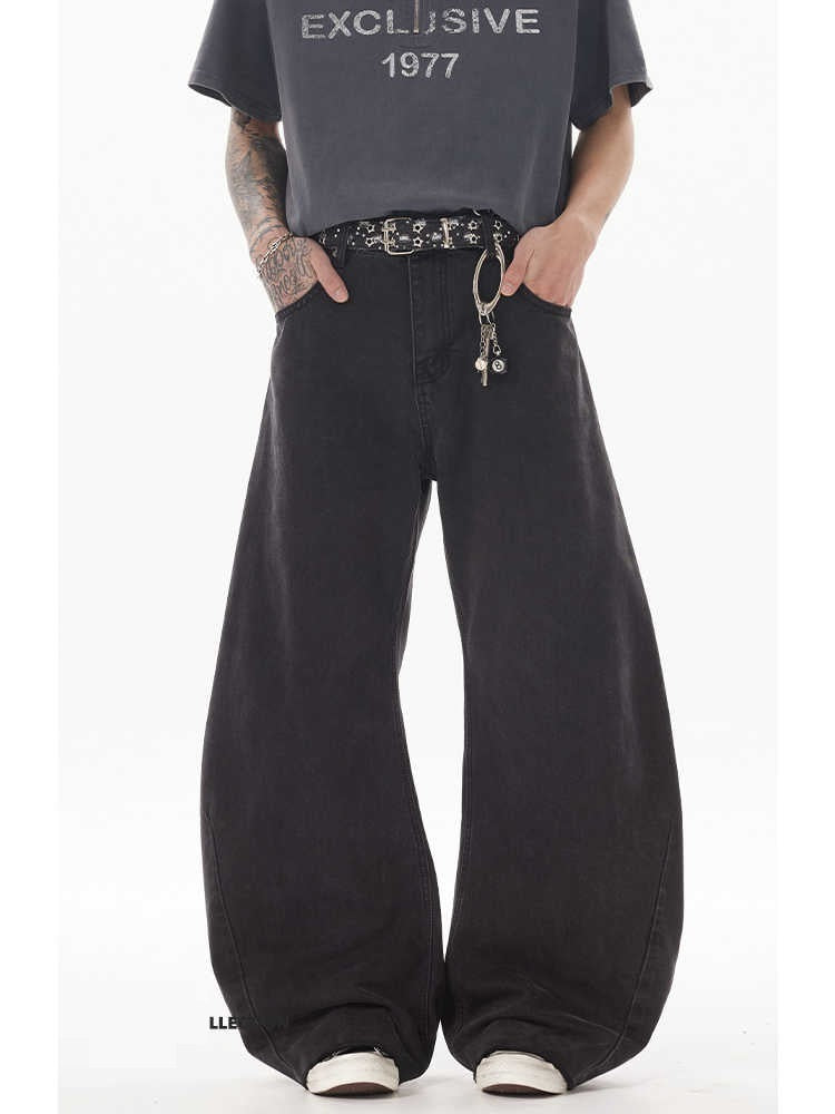 High-grade American Washed Jeans Men's All-match - Lootquake