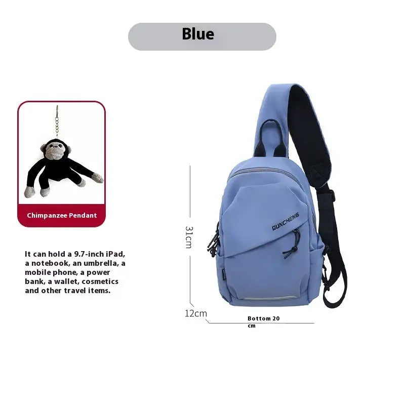 Crossbody Bag Small Shoulder Bag Men's Chest Bag - Lootquake