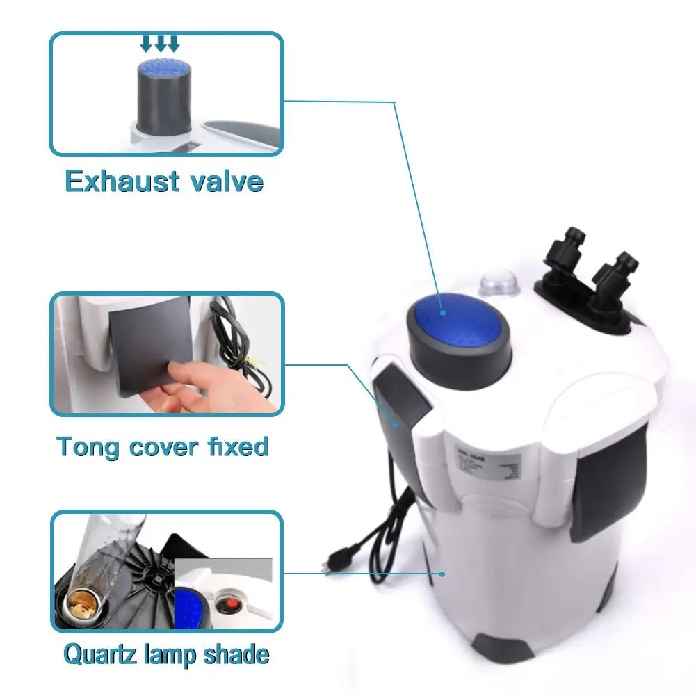 External Filter Aquarium UV Lamp Water Purification And Algae Removal - Lootquake