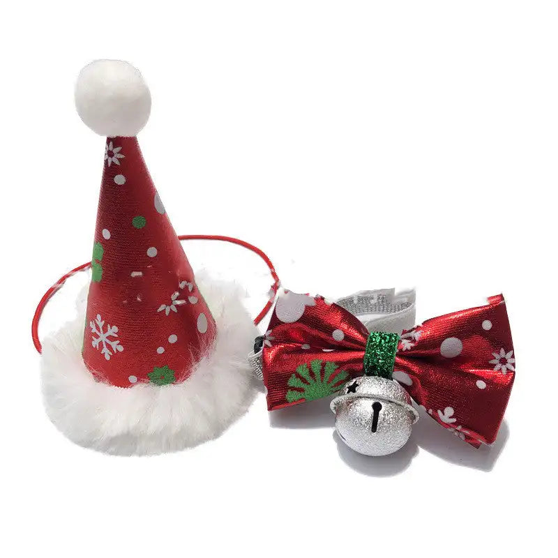 Christmas Products Pet Christmas Hat Set - Lootquake
