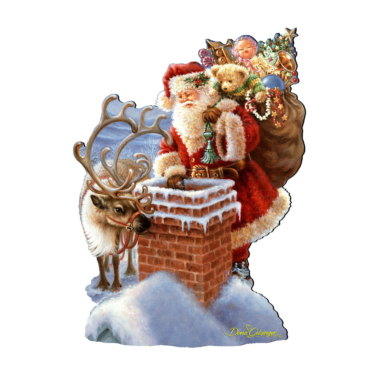 Faithful Friends Holiday Door Decor by D. Gelsinger - Christmas Decor - 8461050H-0105