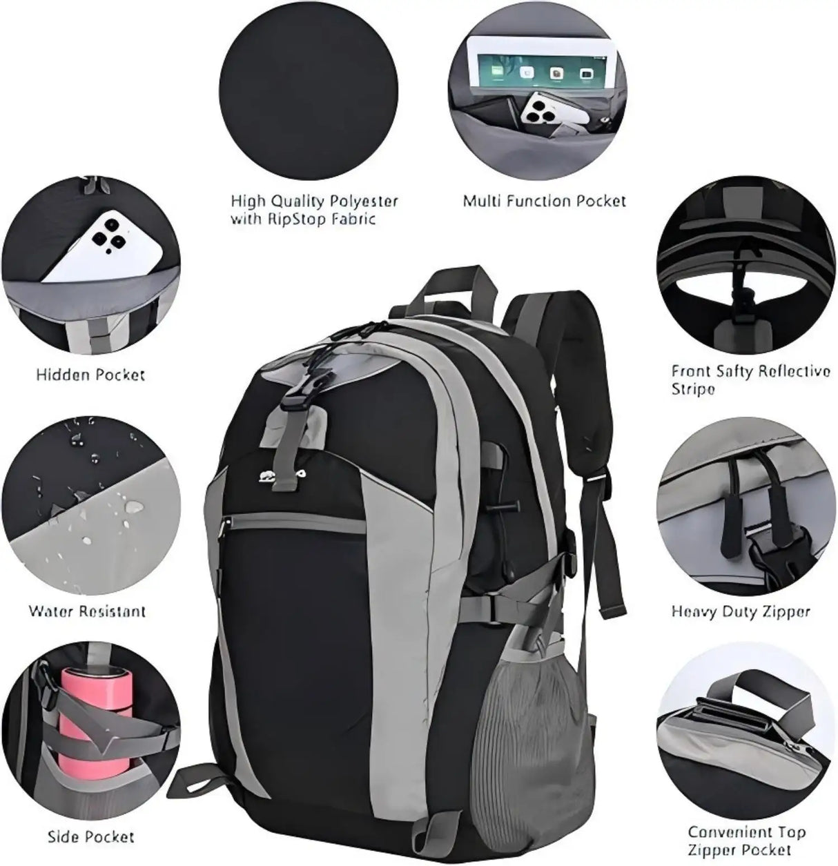 Water Resistant Hiking Backpack - Lootquake