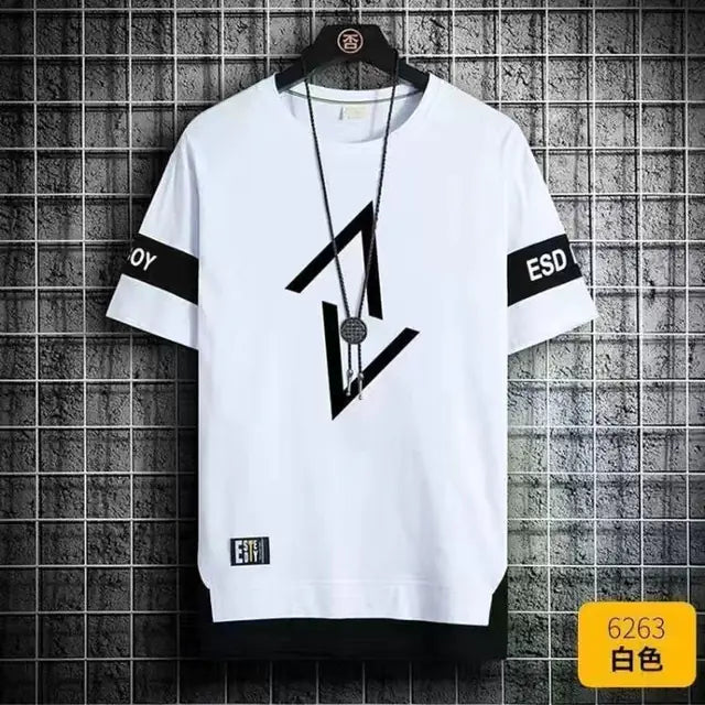 2024 Men's Korean Fashion Summer Short Sleeve T-Shirts