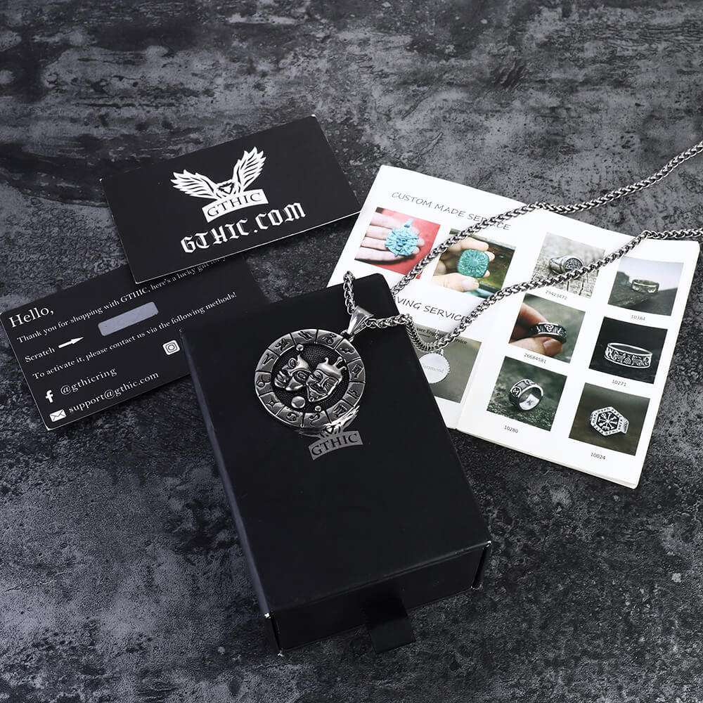 Colgante de acero inoxidable Géminis