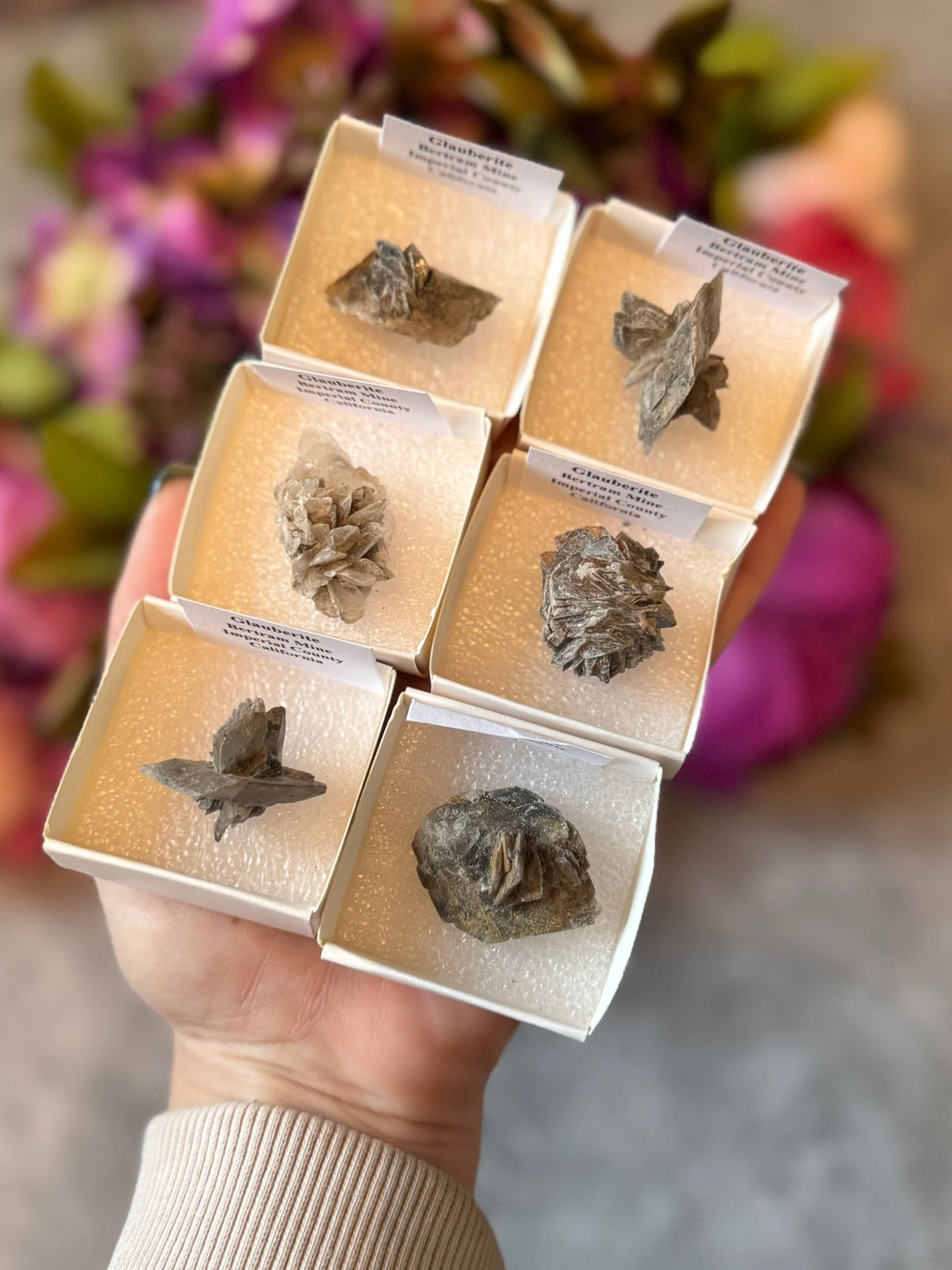 Glauberite Mineral Specimen from Bertram Mine, California