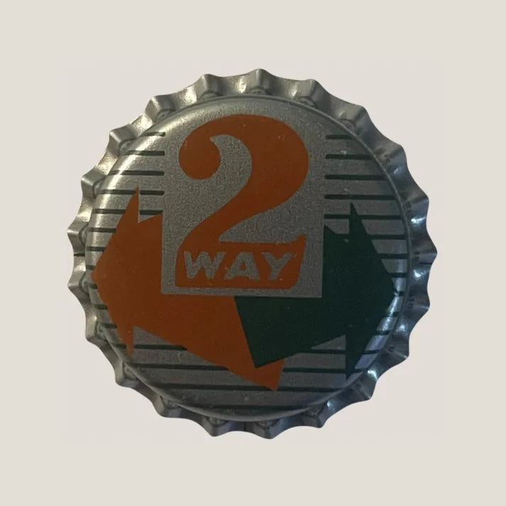 Groovy 70s Dr. Pepper Soda Bottle Cap with Unique 2-Way Design