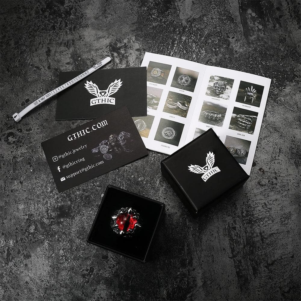 Anillo de acero inoxidable Ojo de Sauron