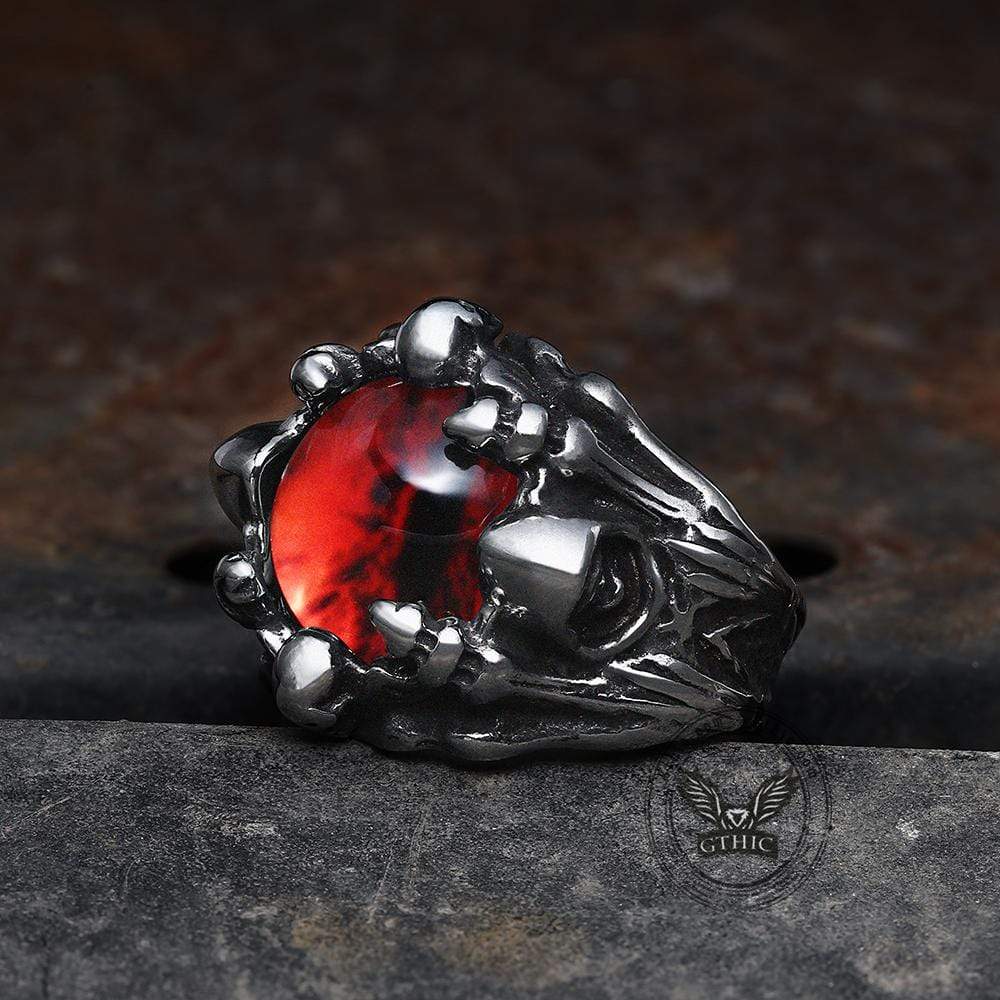 Anillo de acero inoxidable Ojo de Sauron