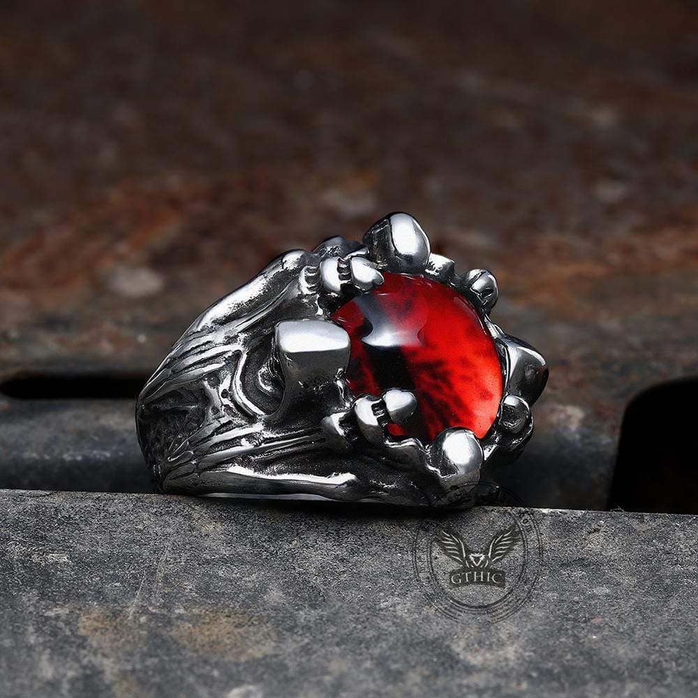 Anillo de acero inoxidable Ojo de Sauron
