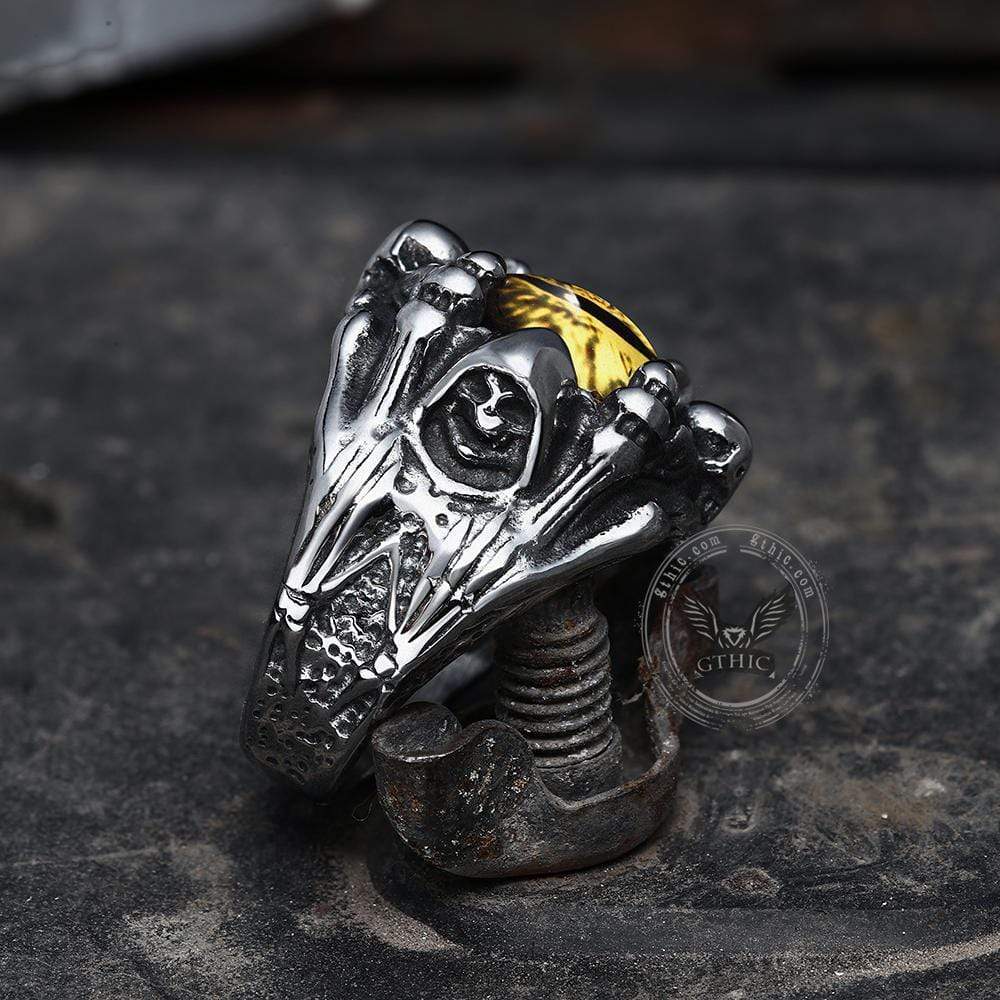 Anillo de acero inoxidable Ojo de Sauron