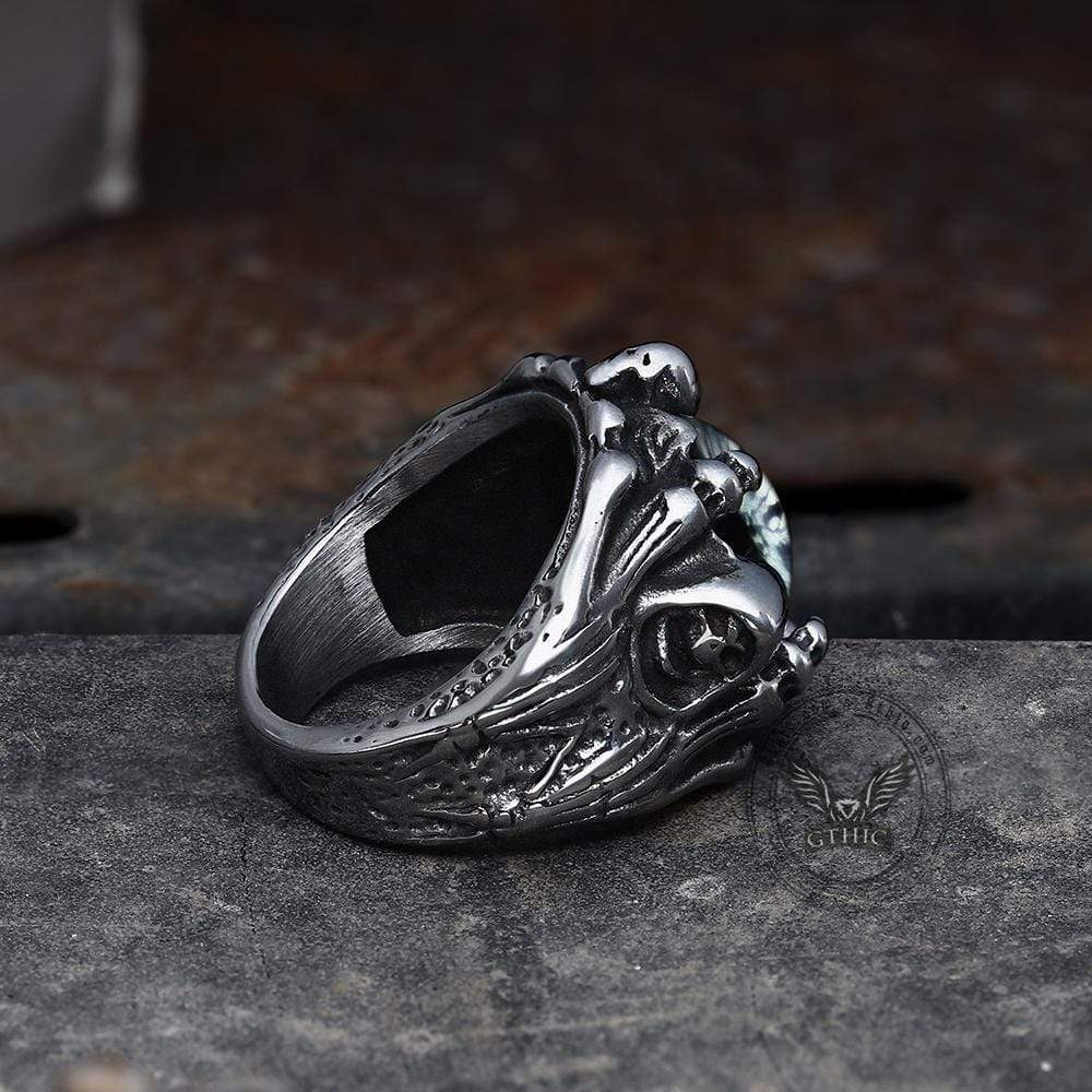 Anillo de acero inoxidable Ojo de Sauron