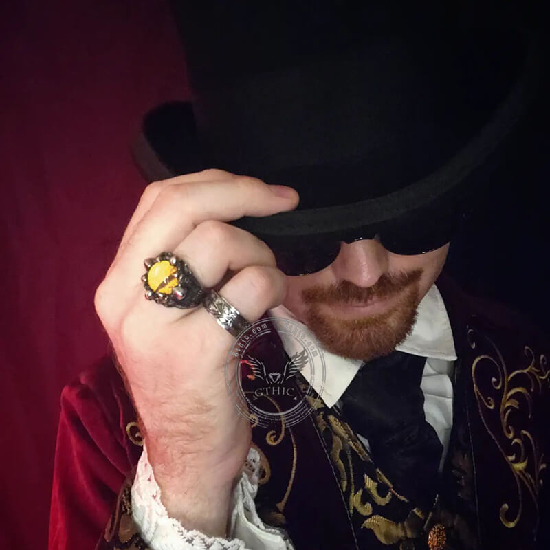 Anillo de acero inoxidable Ojo de Sauron