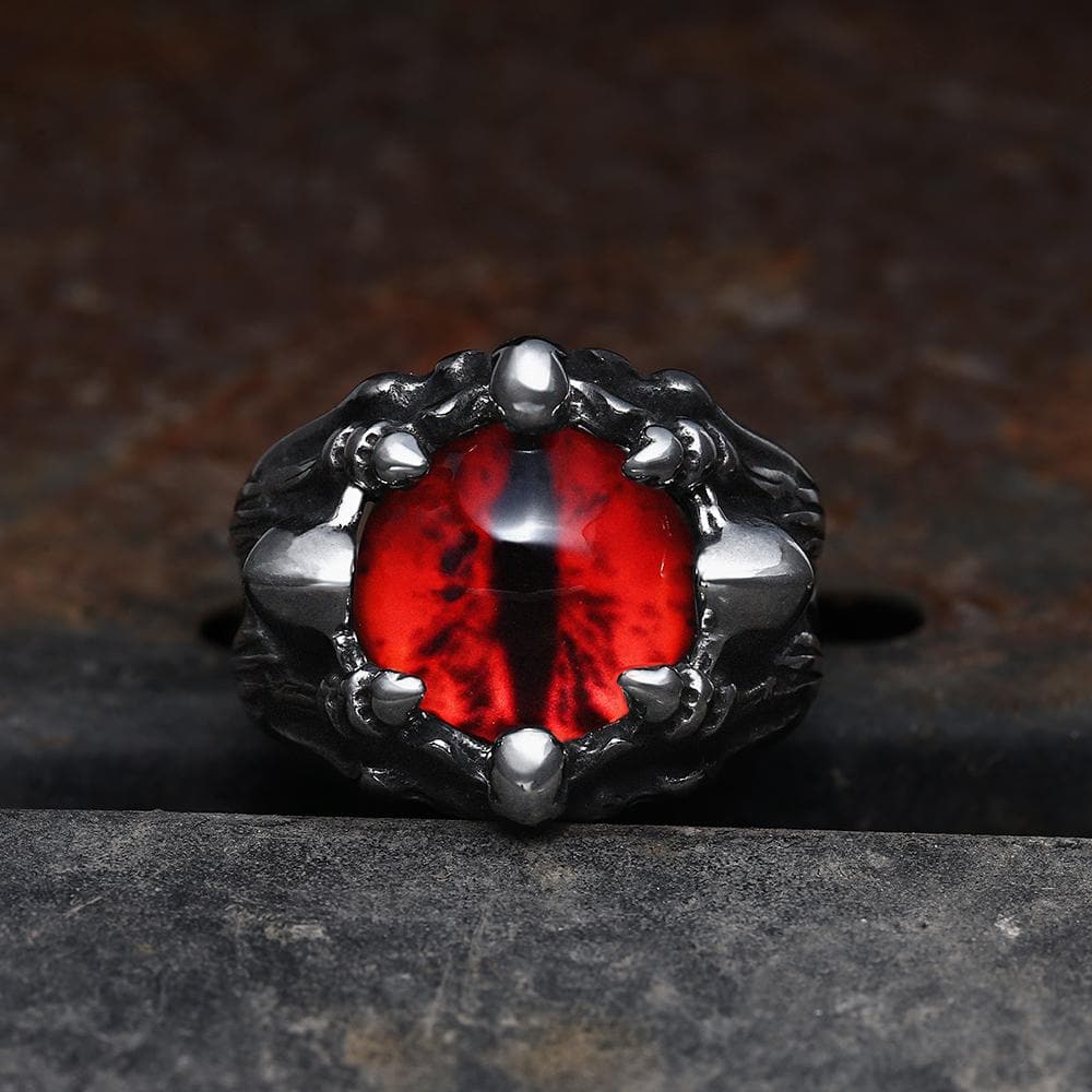 Anillo de acero inoxidable Ojo de Sauron