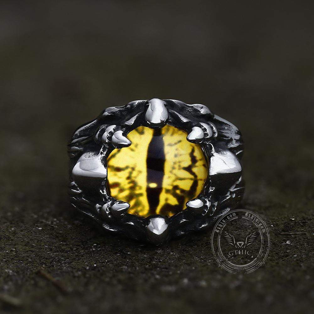 Anillo de acero inoxidable Ojo de Sauron