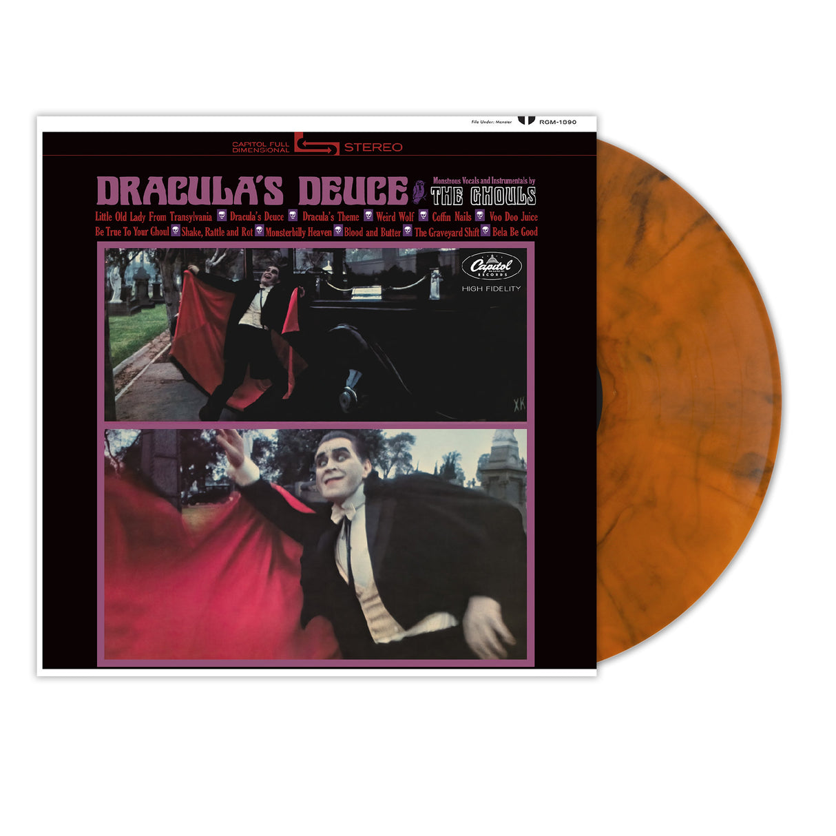 (PRE-ORDER 10/10/25) Dracula's Deuce (Orange "Pumpkin Burnout" Smoke Vinyl) | Mint (M) Mint (M)