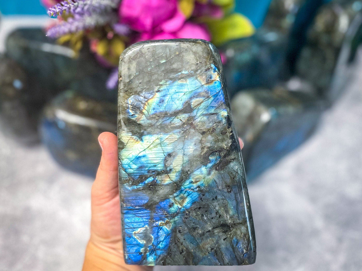 3 LB+ LABRADORITE free form