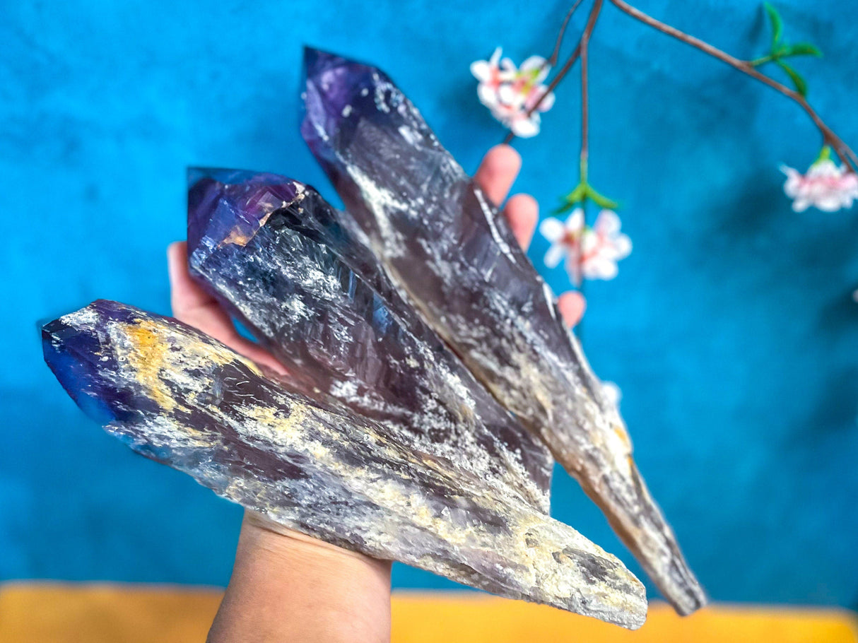 HUGE AMETHYST Spear
