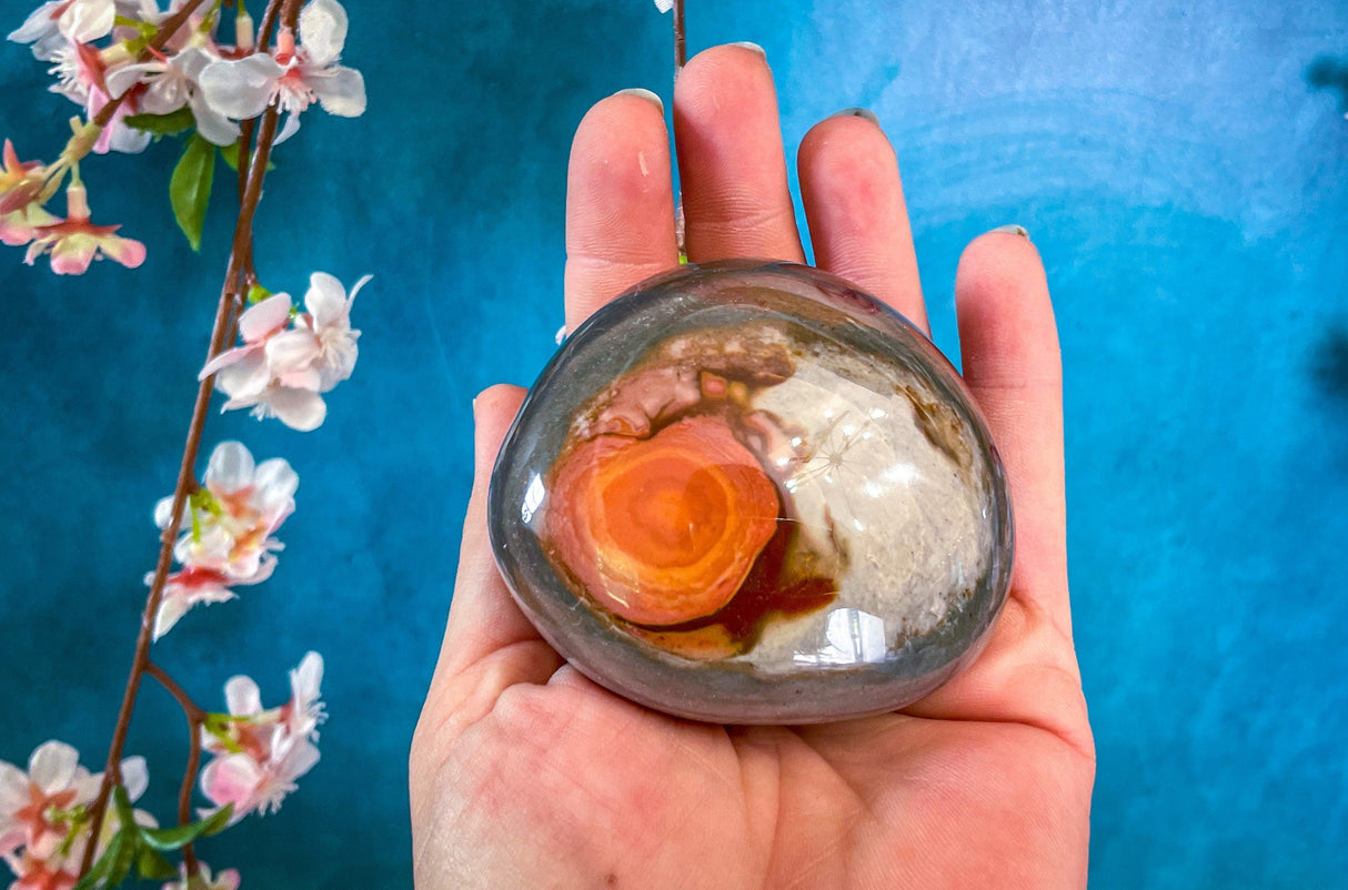 Polychrome Jasper Palmstones