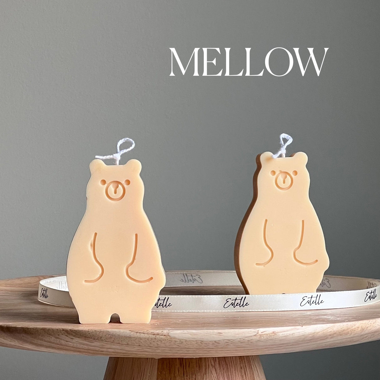 Linda vela de osito de peluche