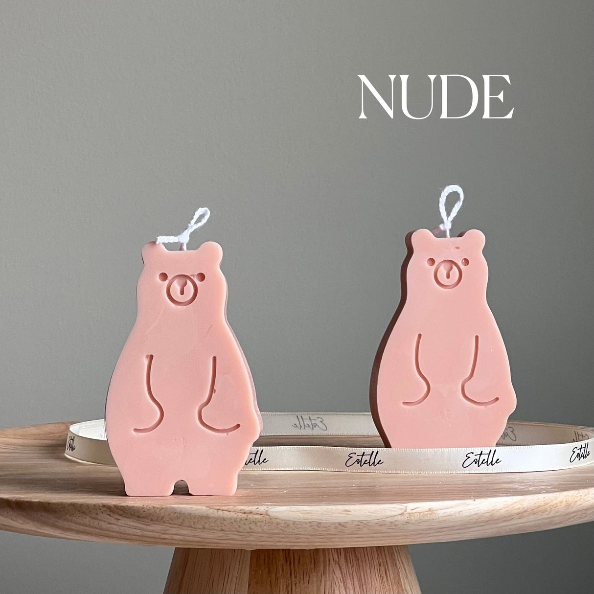 Linda vela de osito de peluche