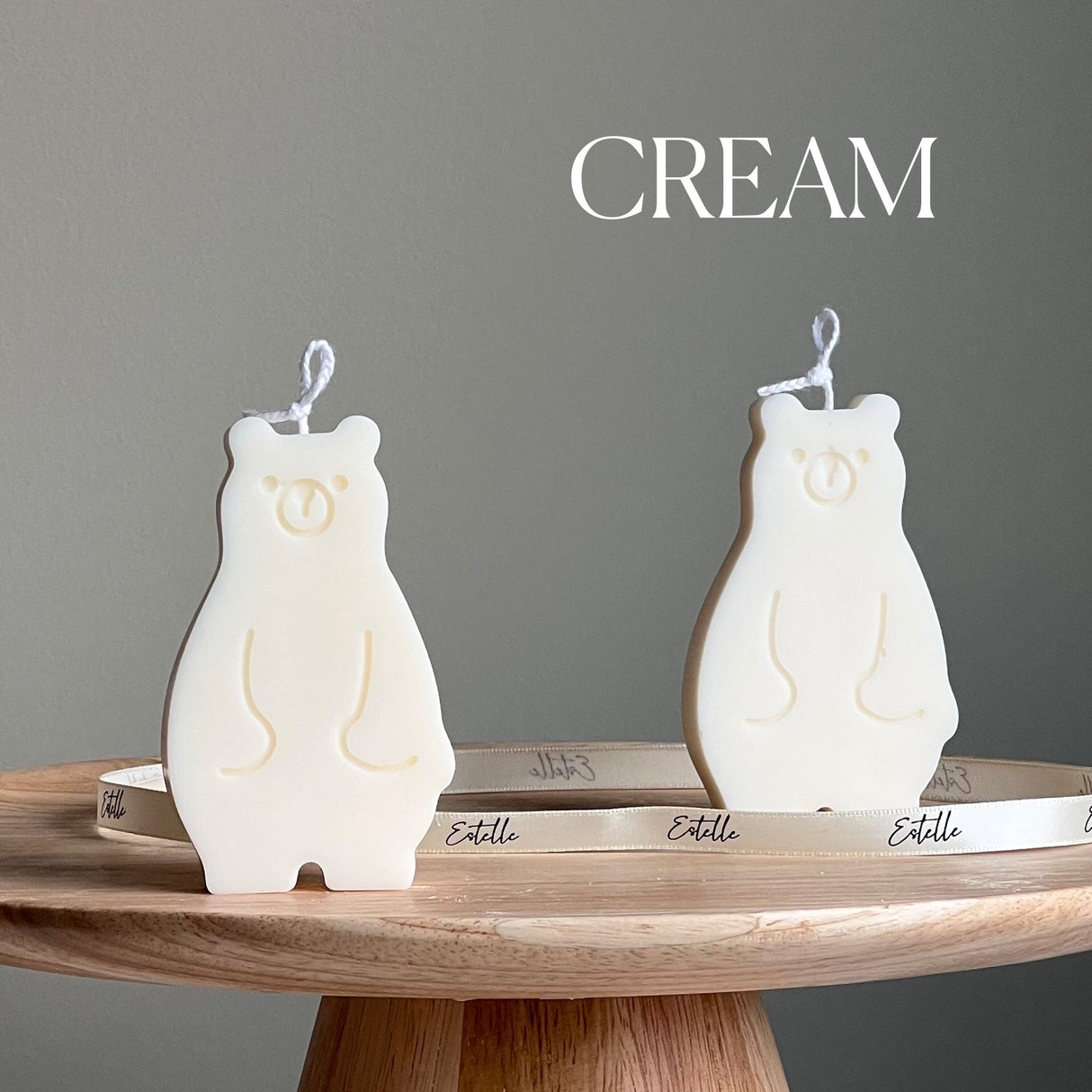 Linda vela de osito de peluche