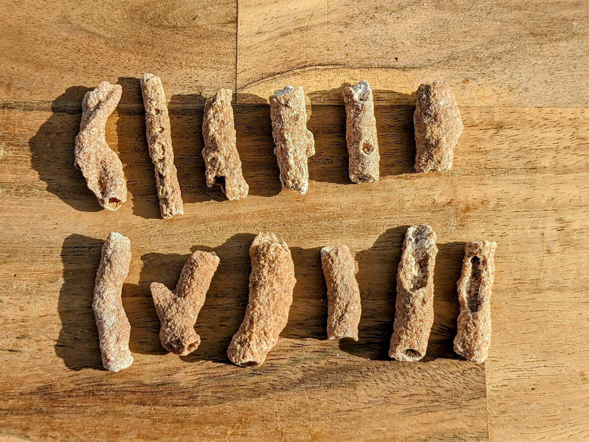 Rare Petrified Lightning - Fulgurite Specimens